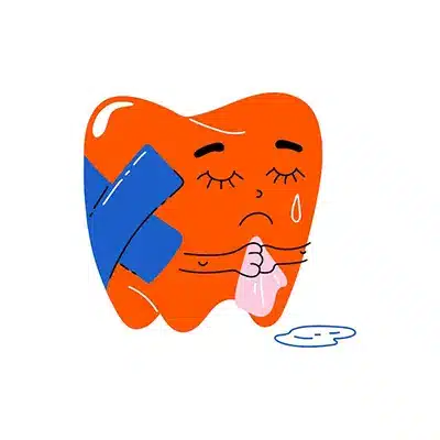 اینفوگرافیک عوارض پر نکردن جای دندان کشیده شده و جابجایی دندان‌ها